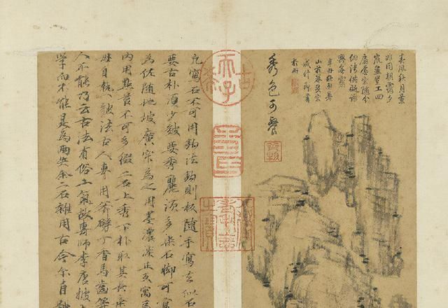 珍藏&700年前的一张古画谱,被乾隆独自珍藏,寥寥几笔却甚为可贵