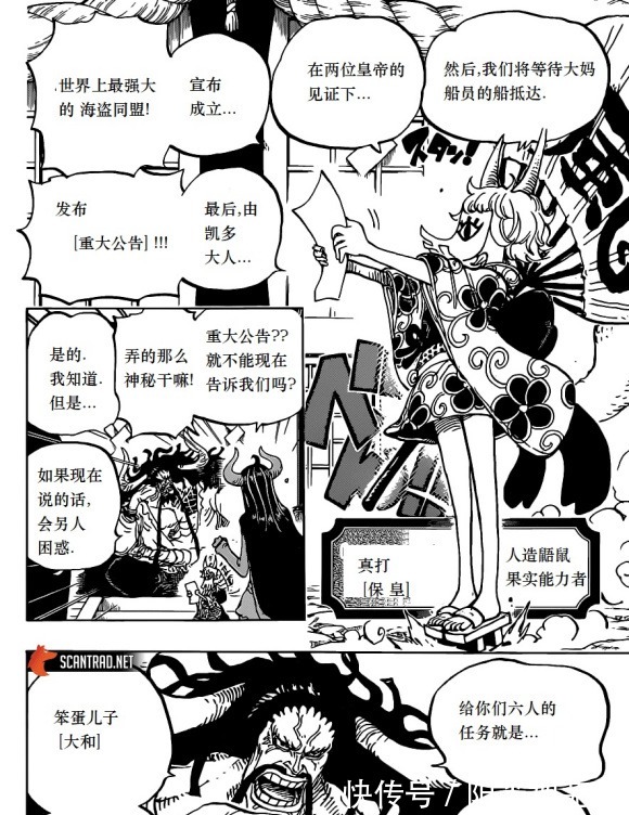 漫画|海贼王关于漫画979话的一些情报,甚平被坑三灾换人