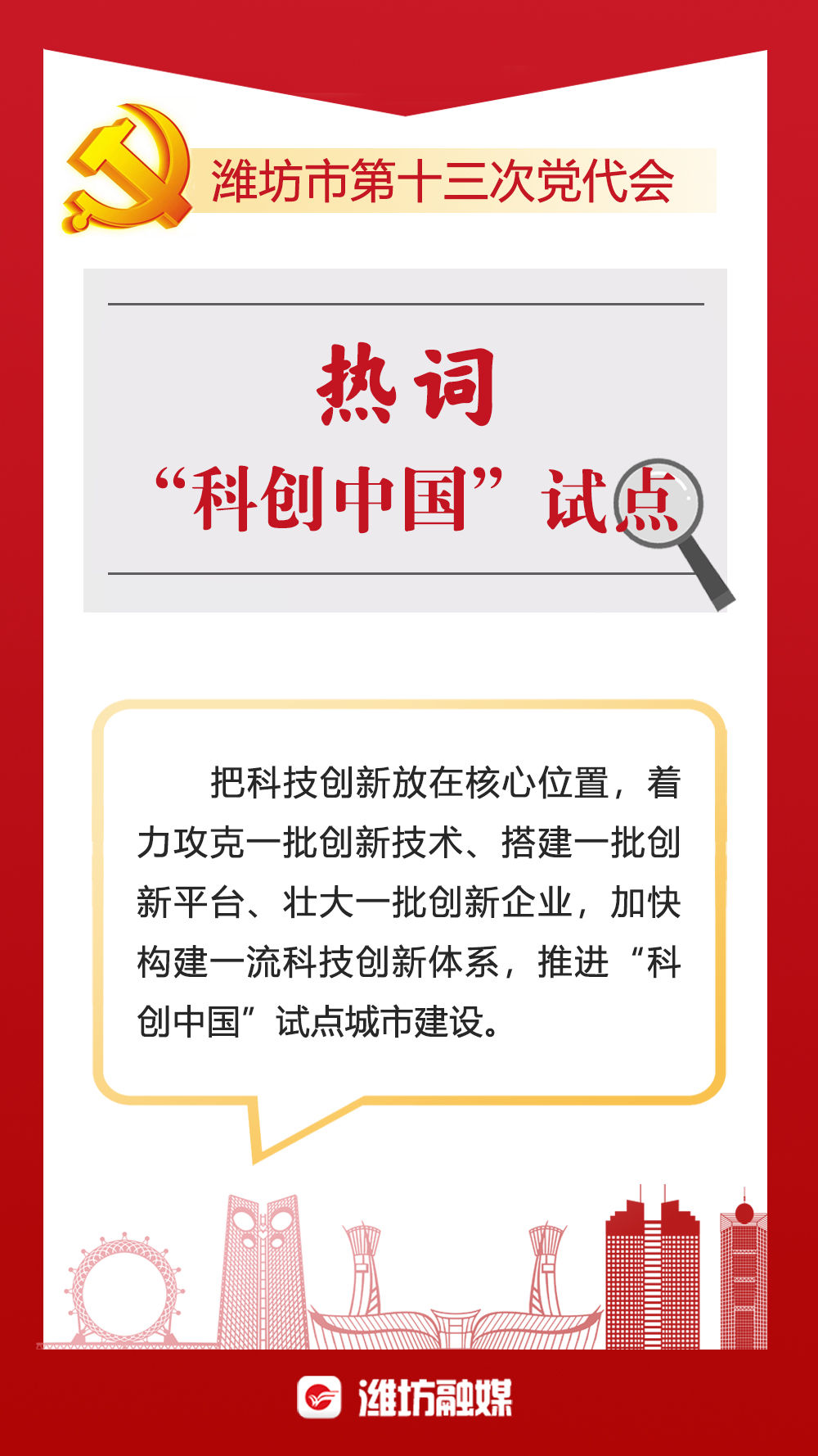 党代会！秒懂！潍坊市第十三次党代会热词来了