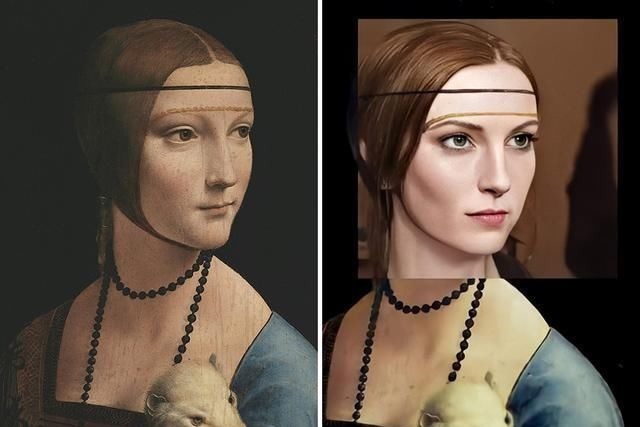 维纳斯|蒙娜丽莎“本人”真的很漂亮人工智能技术，重现画中人的相貌