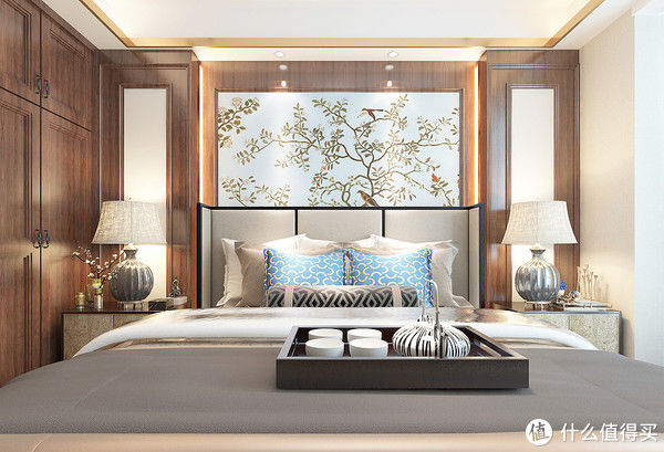 新中式风|长沙夫妻的266㎡新中式风装修火了，入户就足够惊艳，客厅韵味十足