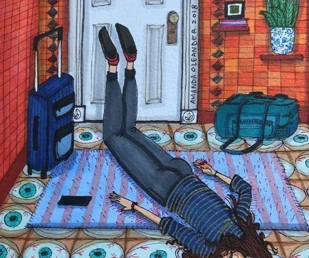 插画$14张关于女生的插画,每个女生都能在画中看到自己,极其真实