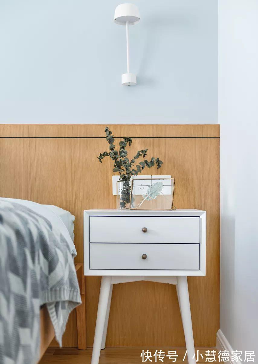 色调|106㎡北欧风小户型,简单的色调搭配原木色,原来还能这么好看!