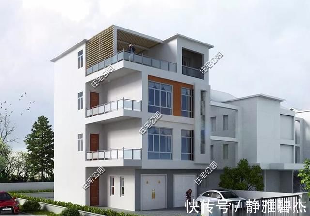 露台|农村建房位置好, 建个带商铺的户型把钱赚, 10套户型分享