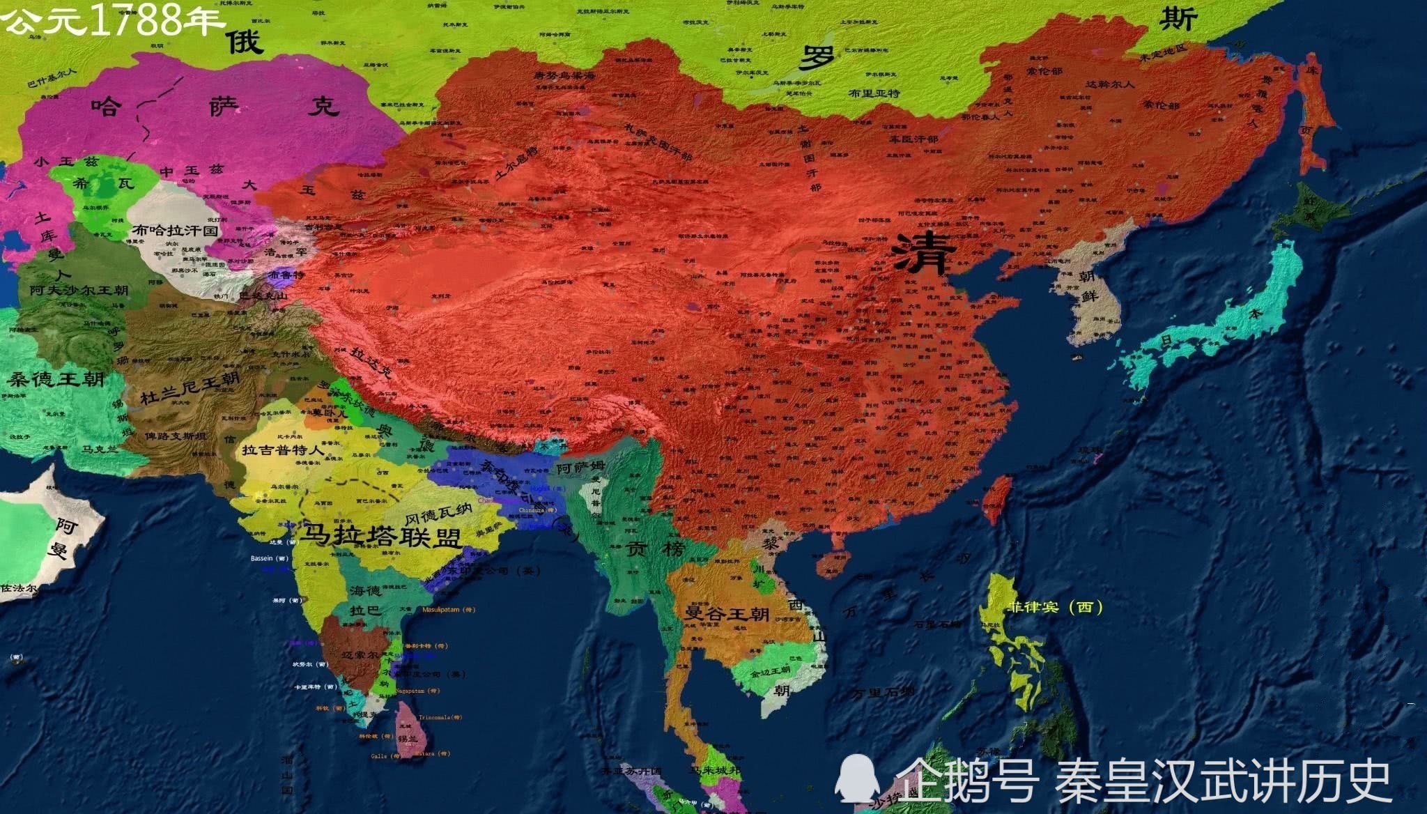 藩属国|清朝20个藩属国结局:10个消亡,1个坚持朝贡到1935年