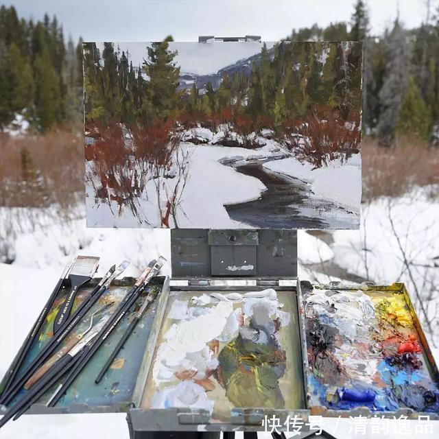 美国|美国艺术家亚伦·舒尔风景写生作品选集