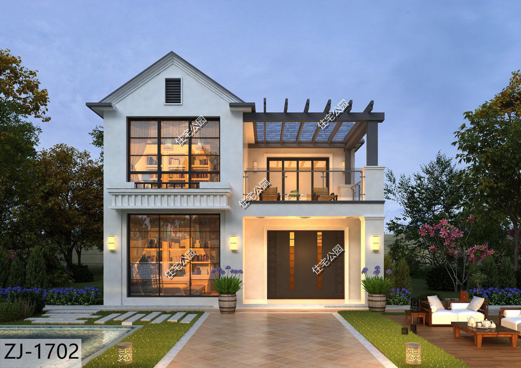 储藏室|10套二层农村别墅图纸,第3套第4套建的人最多,最后一套造价20万