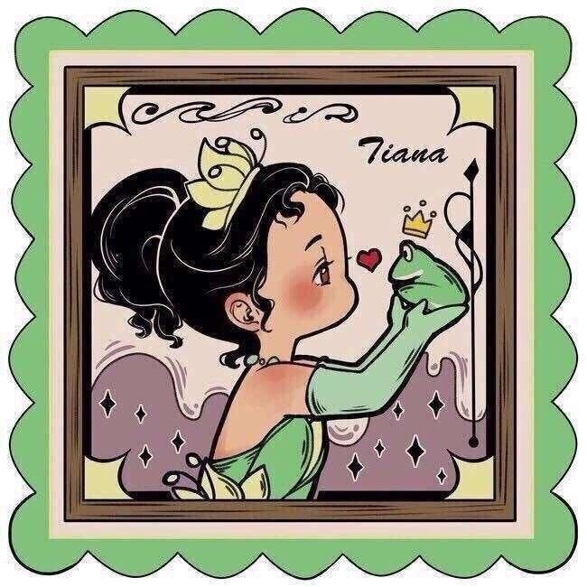 爱丽儿公主|画师绘制迪士尼公主小头像,贝儿最喜欢玫瑰花,爱丽儿怎么哭了