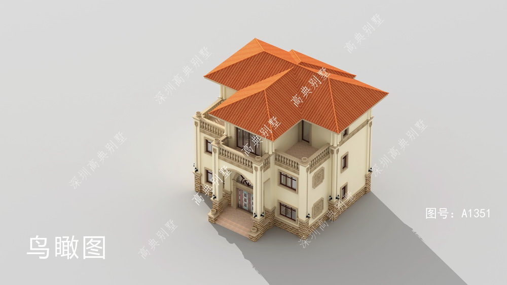 别墅|豪华欧式别墅,建给父母,肯定吸引全村人来观赏。