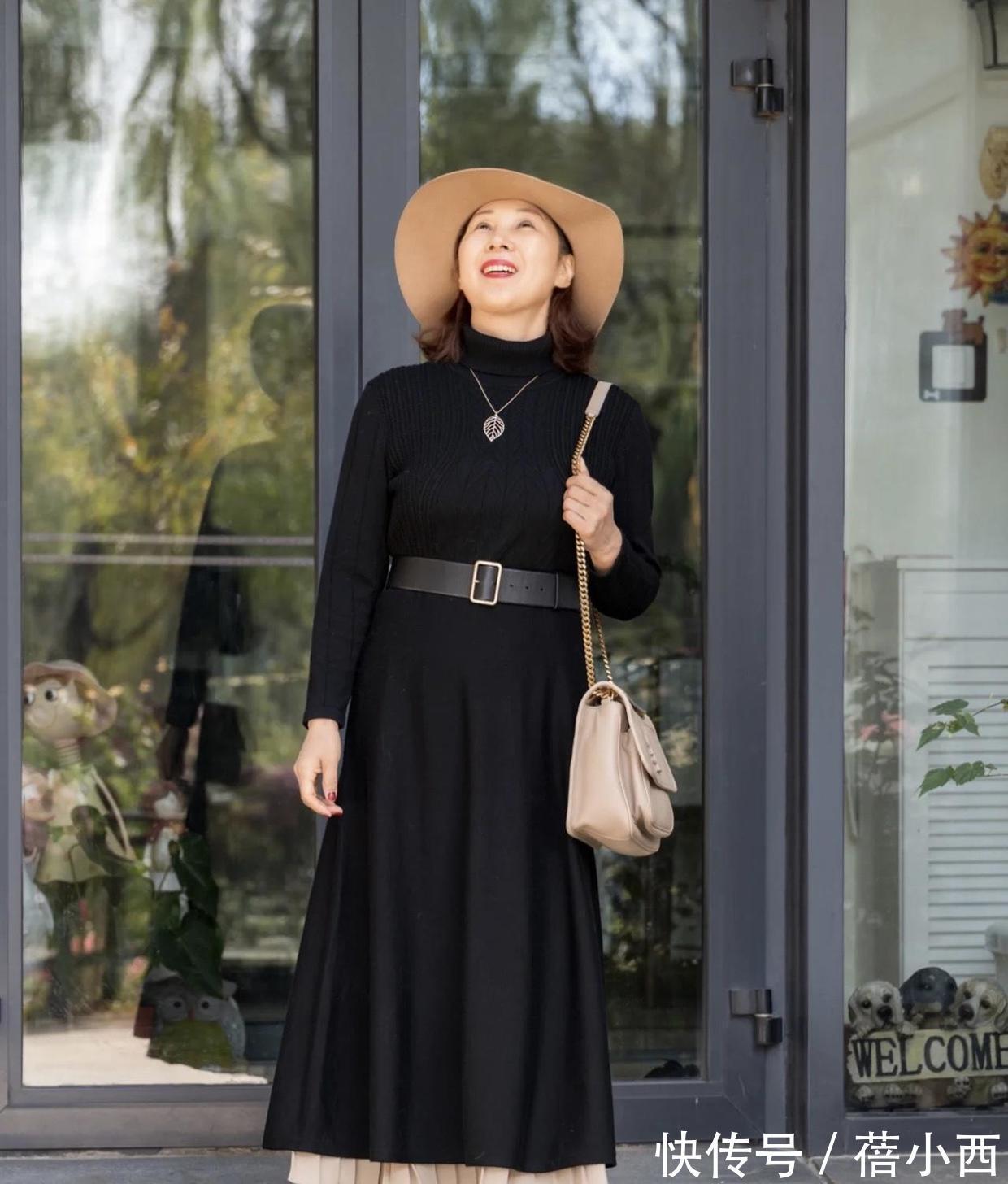 针织连衣裙|30岁的女人冬天怎样穿才优雅?首选“针织连衣裙”,高级感满满