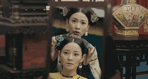 古装美人照镜子盘点，佟丽娅好似镜中仙，迪丽热巴不愧是盛世美颜