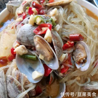 蒜蓉花甲粉丝煲