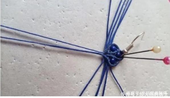 蜡绳编的中国风流苏耳饰,精致大方,DIY手工编绳附教程