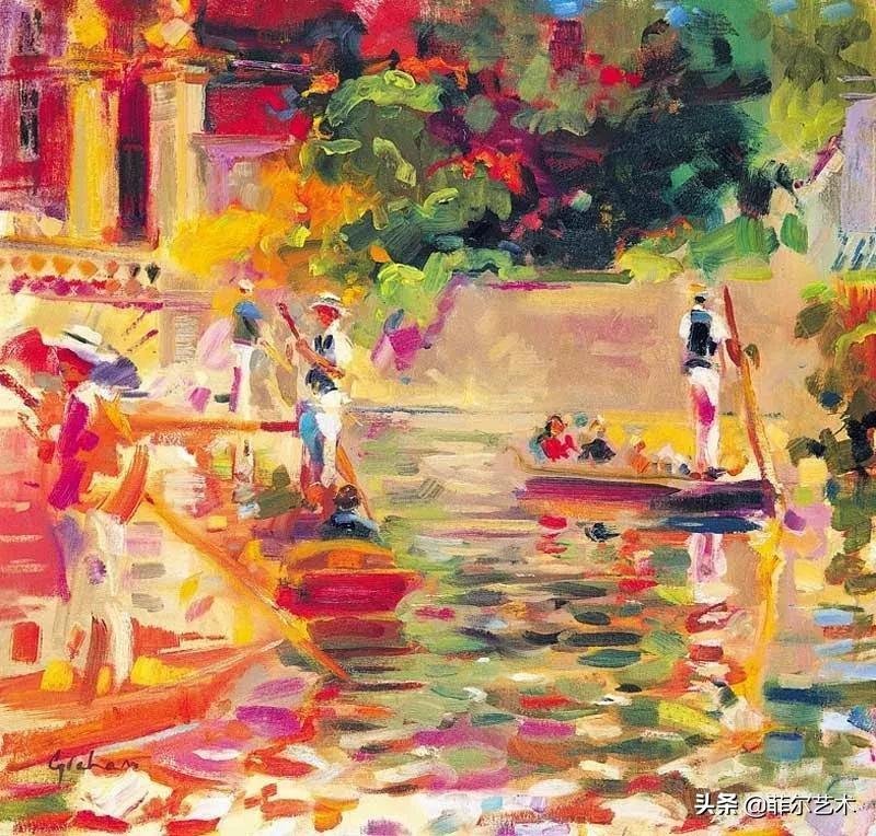 色彩!「油画欣赏」生动鲜明的色彩,一种独特的华丽风格