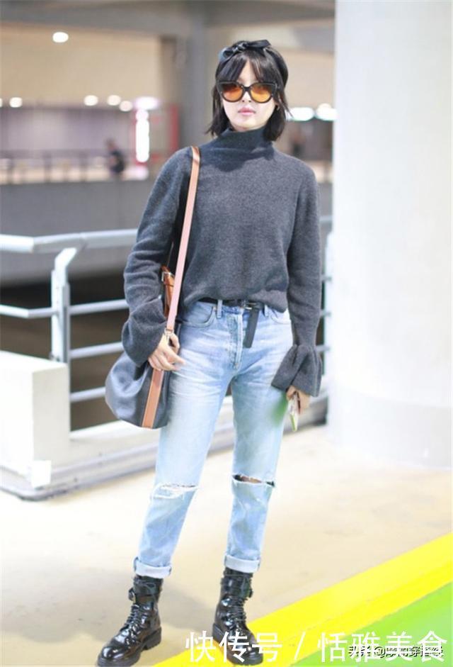 比阔腿裤还要显瘦，直筒牛仔裤荣耀回归！种草这7套搭配