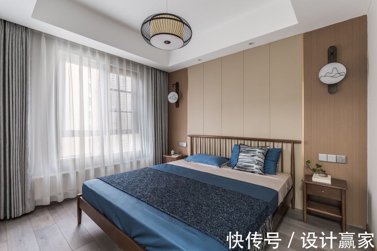 业主|有一种美叫新中式,这套143㎡大平层,透出原木质感,古韵气质