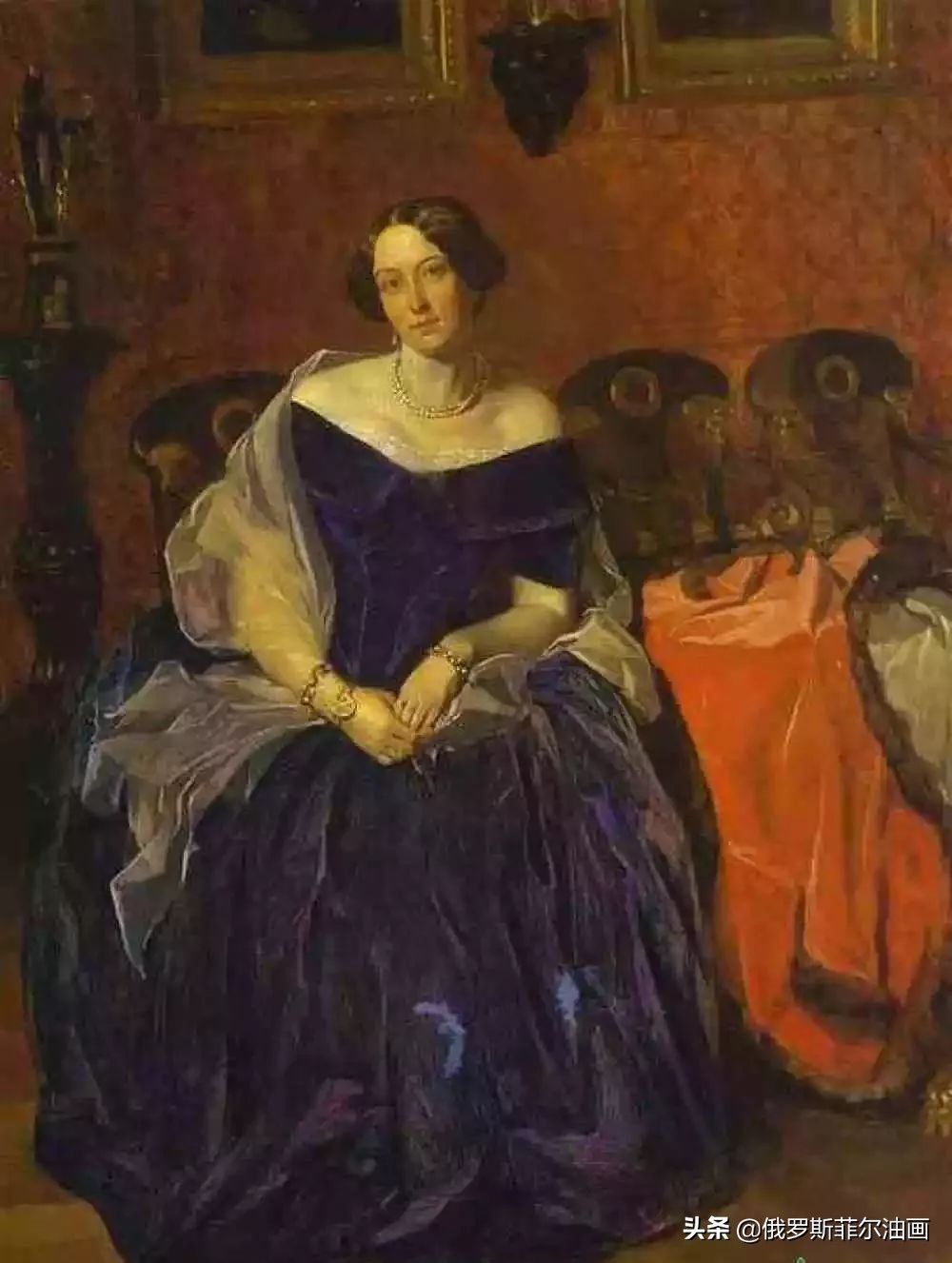 贵族的早餐$19世纪俄罗斯批判现实主义画家费多托夫,他的油画作品令人深思