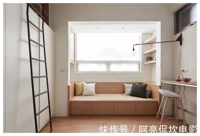 隐藏功能|22㎡迷你户型，装得下「独立卧室+大浴缸+藏书阁」，快来抄作业！