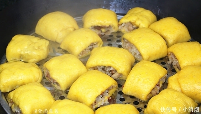 面食|不会捏包子可以试试此款面食,馅料丰富很营养,越嚼越香吃不腻