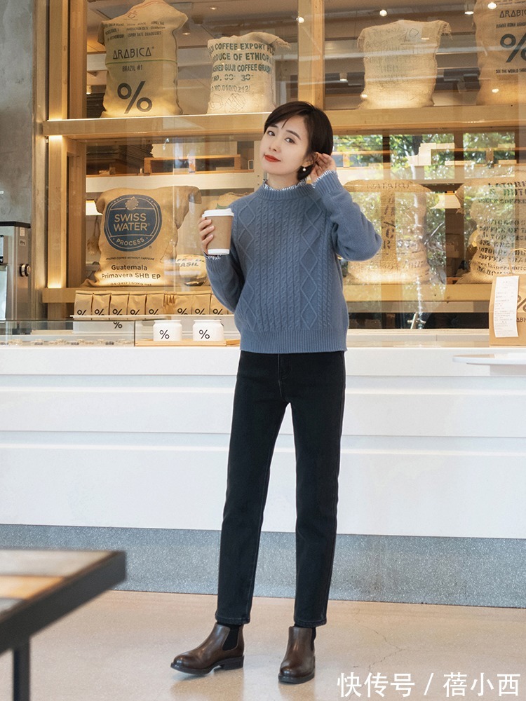 针织衫 秋冬建议多穿“针织衫”,搭配半身裙大方优雅,搭配锥形裤真高级