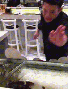 |搞笑动图:妹子:可以的话让我来替换猫咪吧!