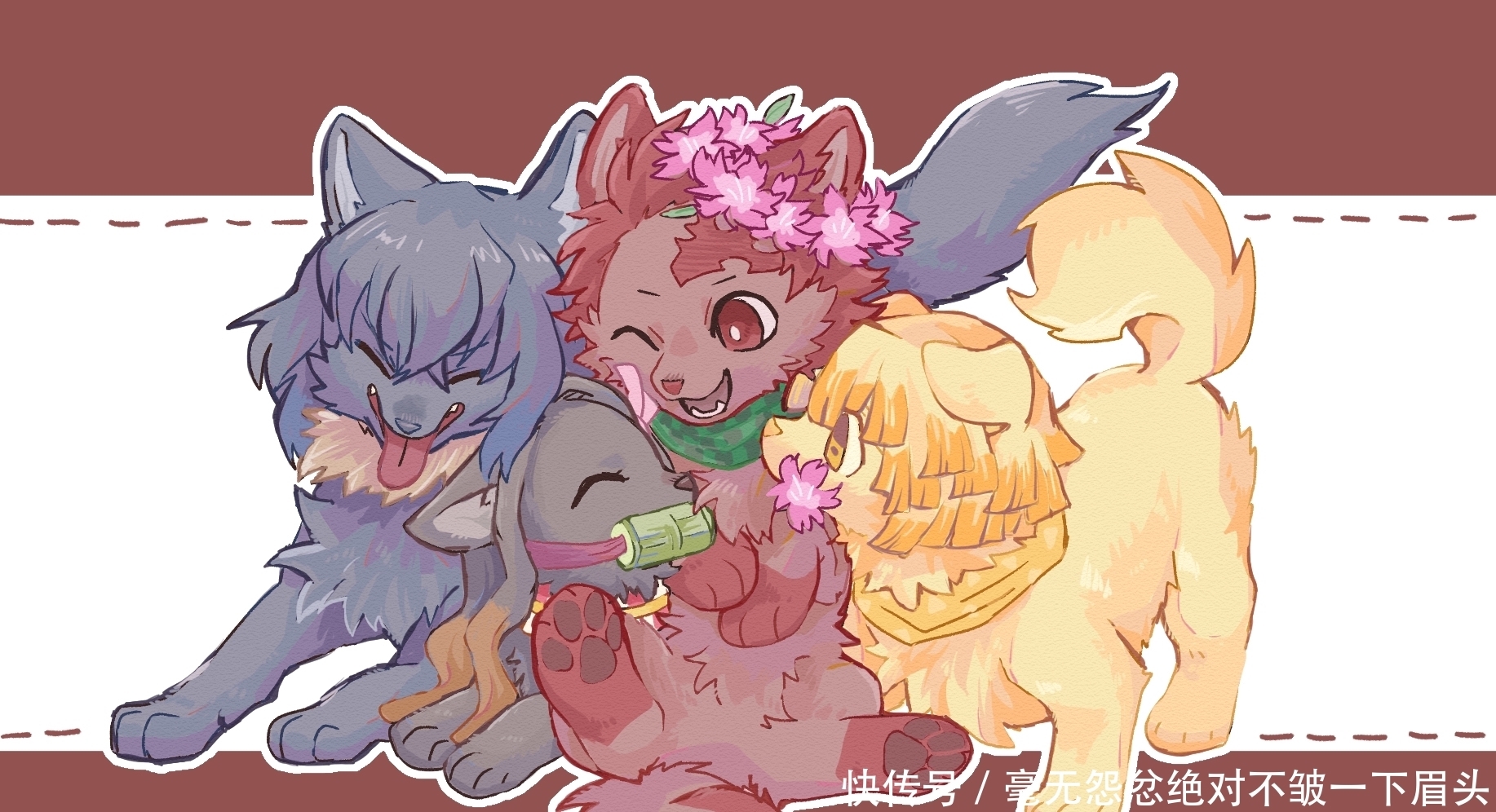 Pixiv,兽人化的动漫主角么,还能认出来么