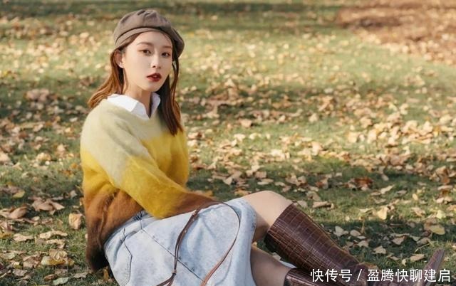 厚毛衣+裙子,毛衣+裤子,冬天就该这么穿,洋气炸了!