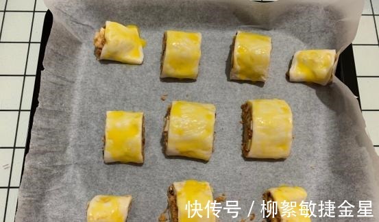 用料简单做法容易,肉松火腿酥了解一下,好吃到没朋友!