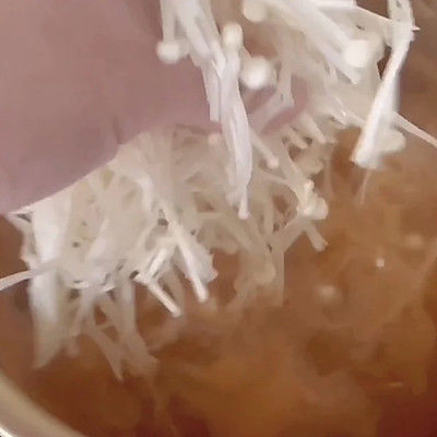 金针菇肥牛快手面