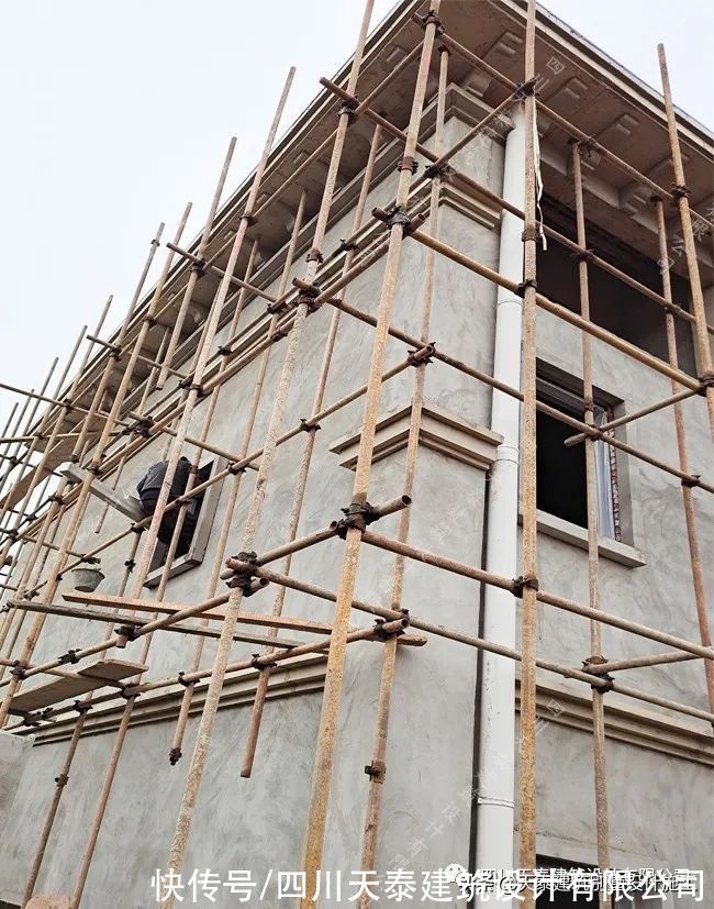 完工|四川自贡三层欧式乡村别墅完工实景 农村别墅自建房 自贡施工队