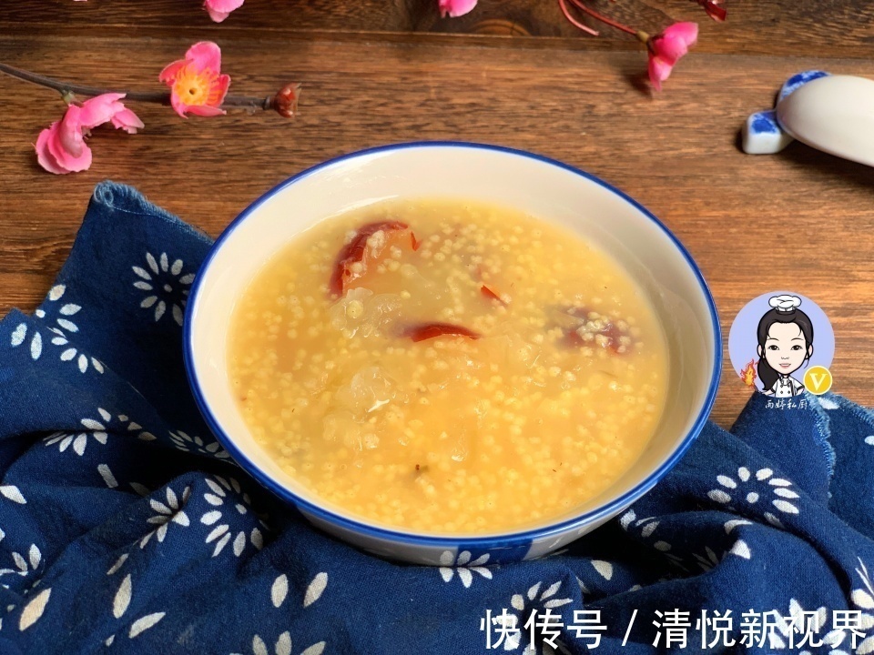 婆婆|这粥，婆婆早餐必喝，满满全是胶质，每周喝几次，连化妆品都省了
