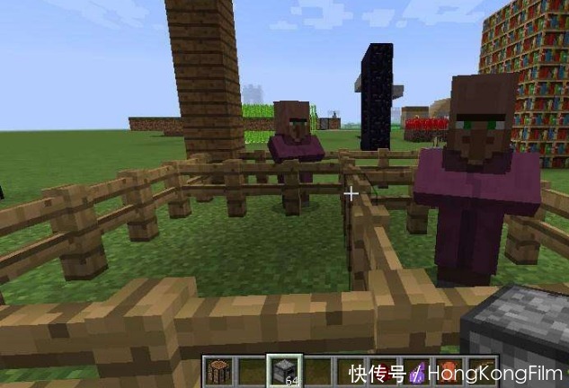 我的世界 白天与晚上完全两样的村庄 玩家的反应能看出资历 快资讯 我的世界 白天与晚上完全两样的村庄 玩家的反应能看出资历 快资讯