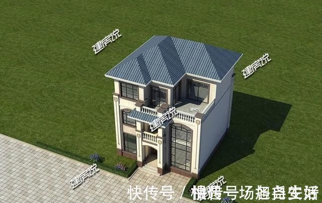 占地102平的欧式别墅,36万建,找你的人不是相亲就是借图纸