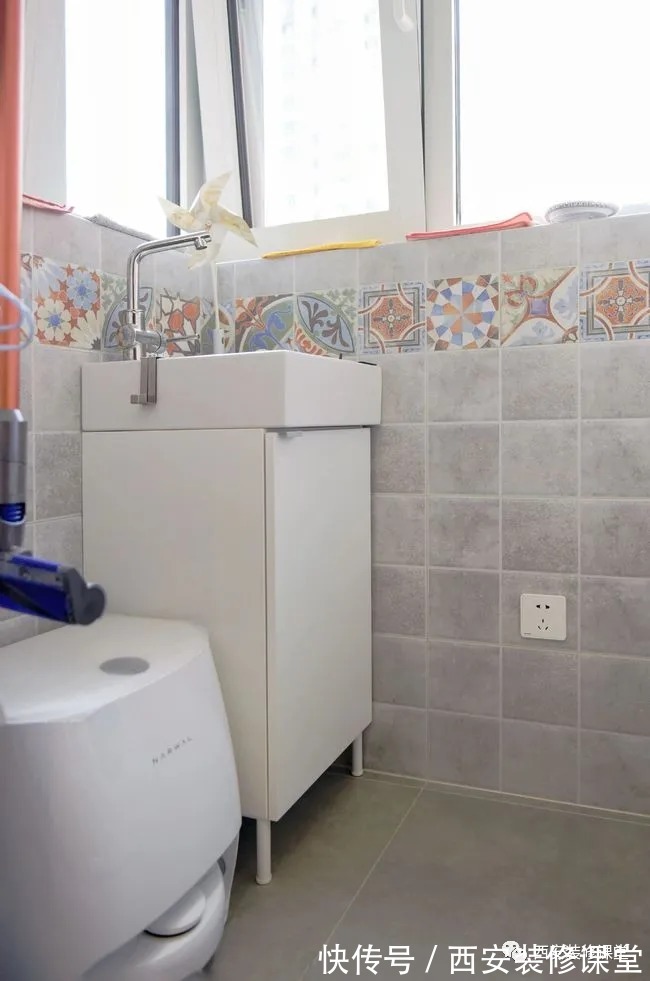 水吧台|85㎡两室新家,打造日式婚房