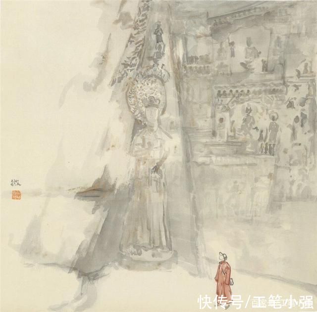 山水&匠心独运，冷暖自知。何微水墨山水欣赏