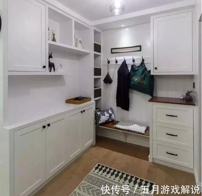 定制|新房的玄关鞋柜就该这么装,入门门面超实用大气,朋友看了超羡慕