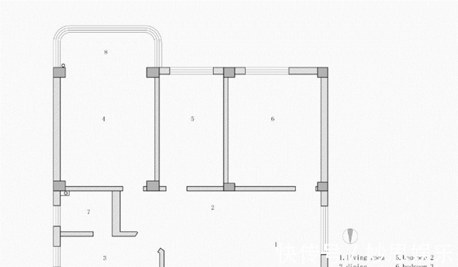 空间|80㎡实用主义装修,简约黑白灰色调,全屋简单又大气