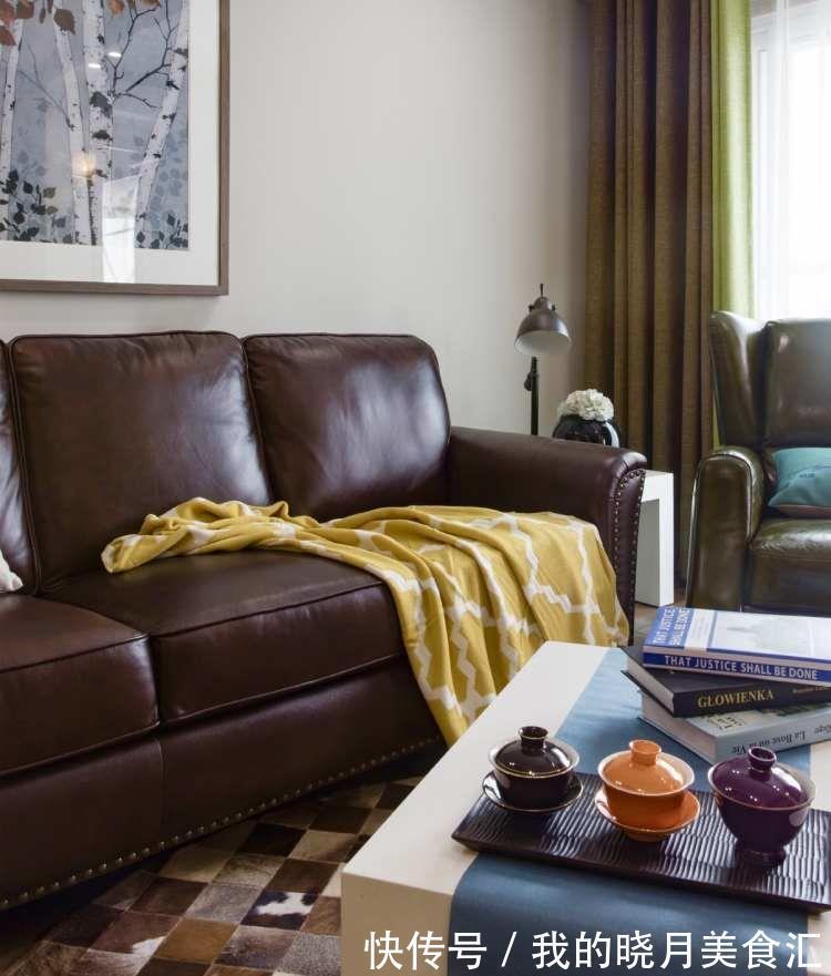 实用|80㎡简美式小两居,优雅时尚美与实用兼具,二人世界舒适又美好