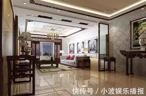 客厅|新中式风客厅,非常漂亮的效果图,聪明的人都很喜欢的新中式风格