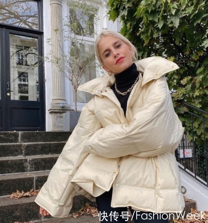 下半身|果然胖胖的面包羽绒服最保暖了，轻松减龄，穿出少女感