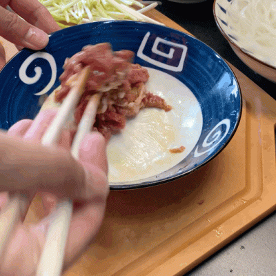 豆芽|干炒牛河｜沉浸式｜干香焦爽｜盘底无油｜超级详细
