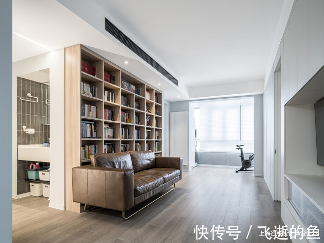 客厅|80㎡简约亲子宅