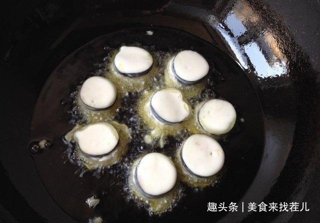 想要茄盒炸得更酥脆，前后2点要把握，外酥里嫩才够味