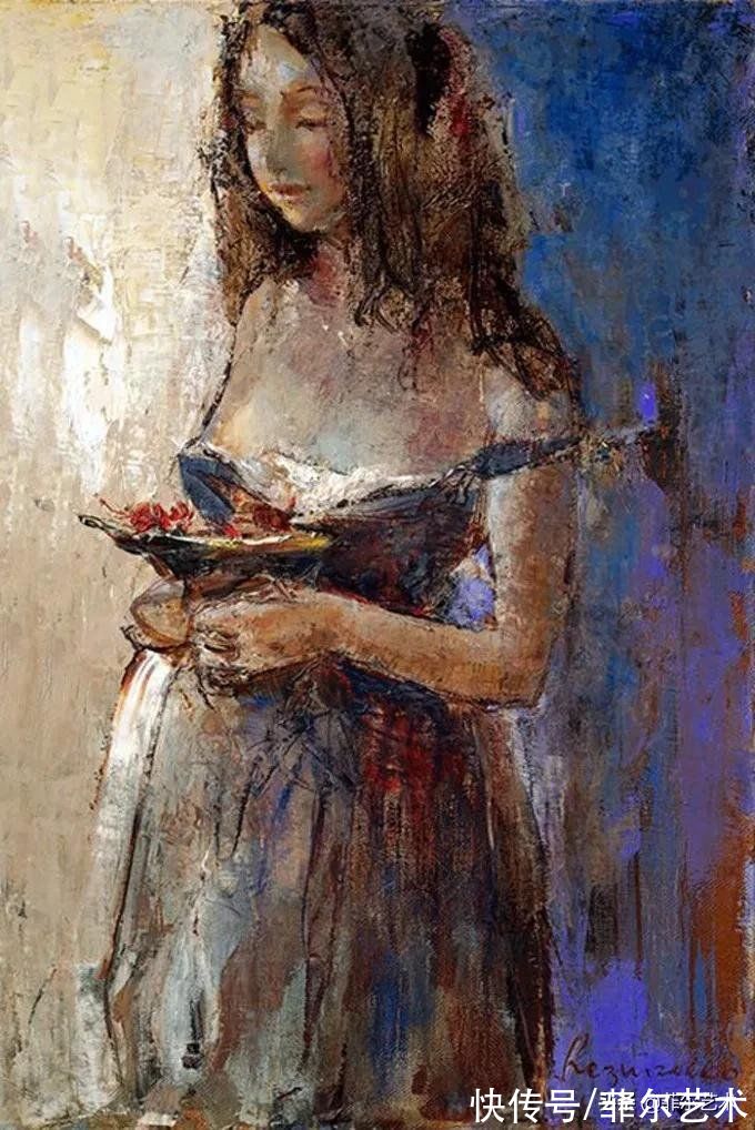 雷兹尼琴科！乌克兰著名画家谢里·雷兹尼琴科人物油画作品欣赏