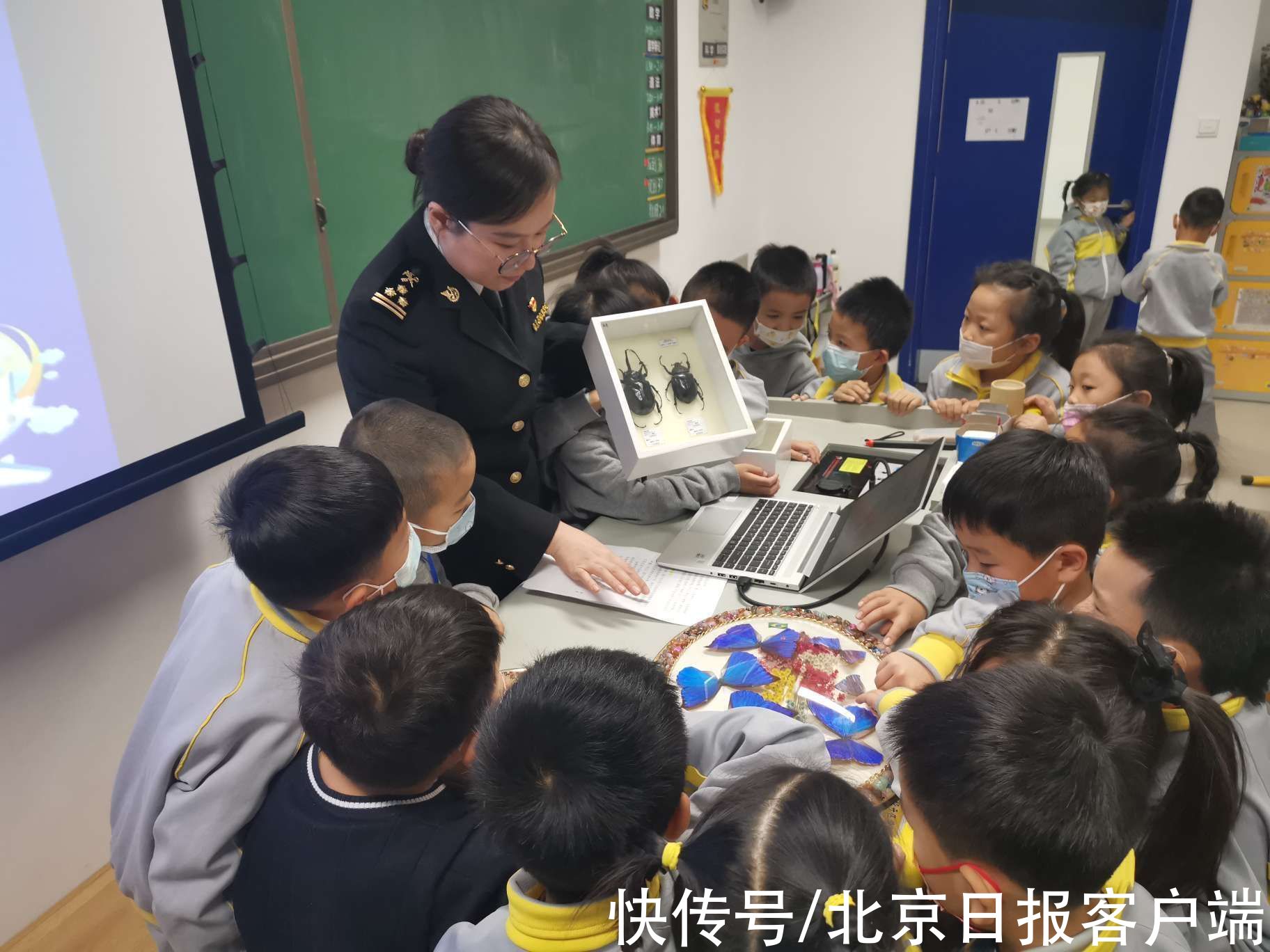 普法|美国白蛾破坏力有多大？海关进校园开讲“生物安全”