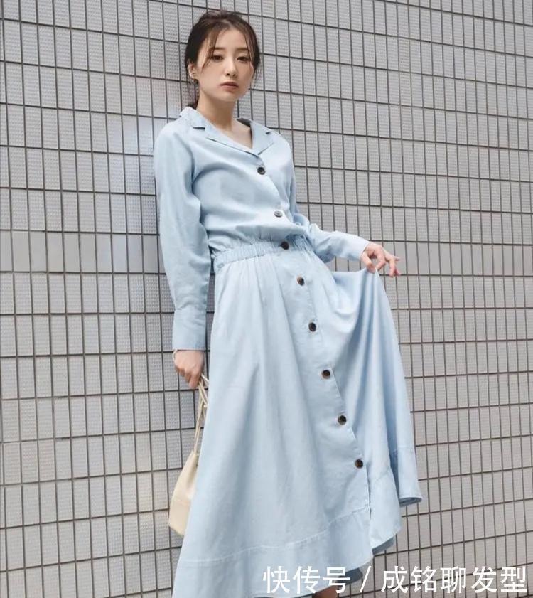 身材|今夏火了“衬衫裙”,根据身材选对款式是重点,显身材又时尚减龄