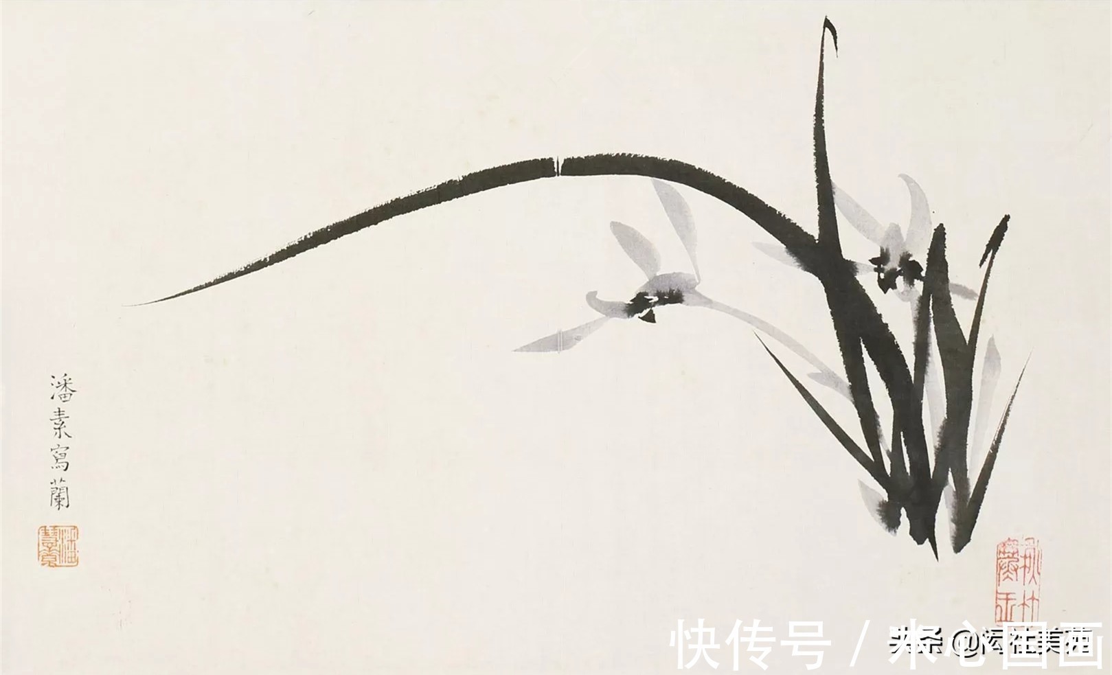 素心!兰画兰诗两芬芳