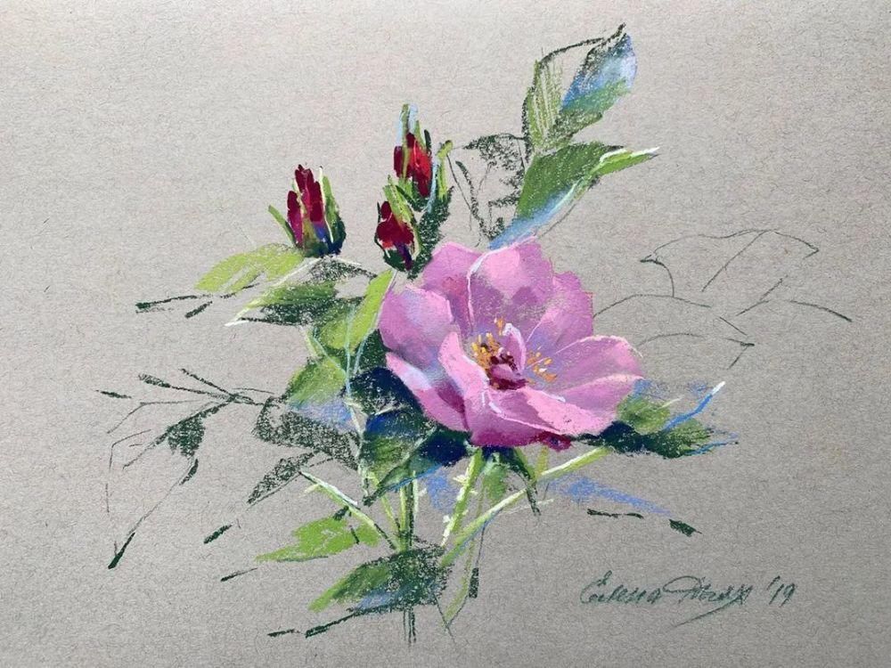 olg太疯狂了!原来用粉笔画画,也可以这么美,简单几招教你,美到邻居羡慕嫉妒