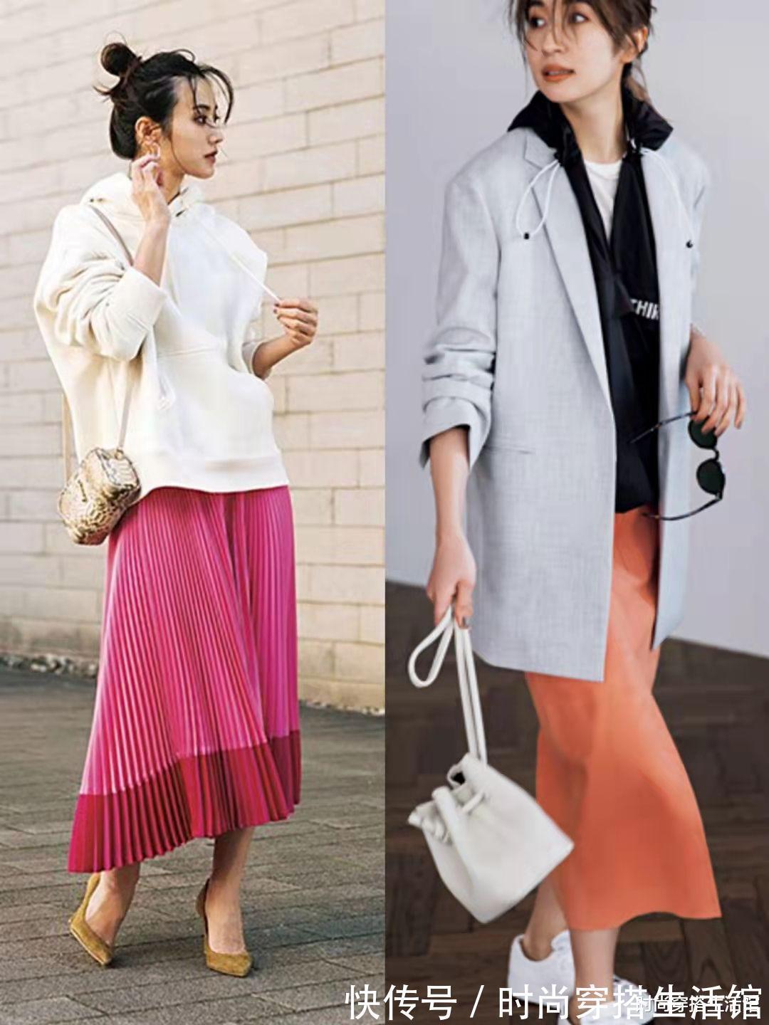 搭配 卫衣下面不要老配裤子,俗气!今年流行这样穿,时髦显高又显瘦