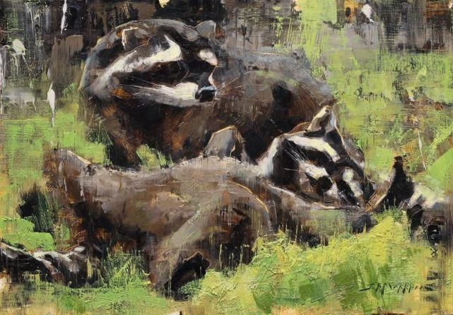 杰里·马克汉姆&动物锦集,加拿大画家杰里·马克汉姆作品欣赏